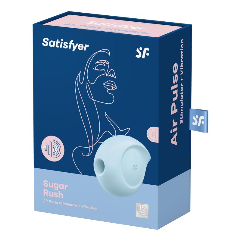 Satisfyer Sugar Rush | Succionador + Vibración Azul