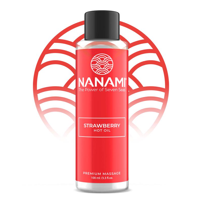 Hot Oil Aceite de Masaje Efecto Calor Fresa 100 ml – imagen 1