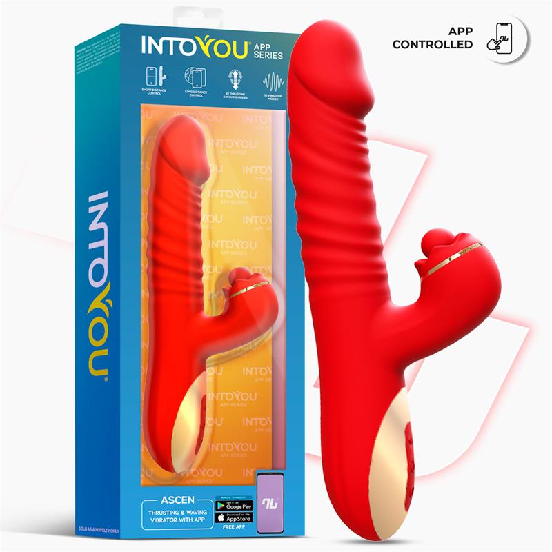 Intoyou Ascen | Vibrador Thrusting + Waving + APP