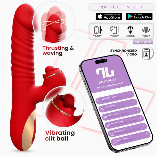Intoyou Ascen | Vibrador Thrusting + Waving + APP