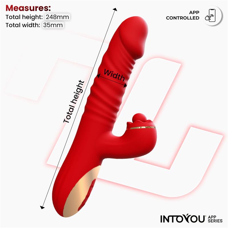 Intoyou Ascen | Vibrador Thrusting + Waving + APP