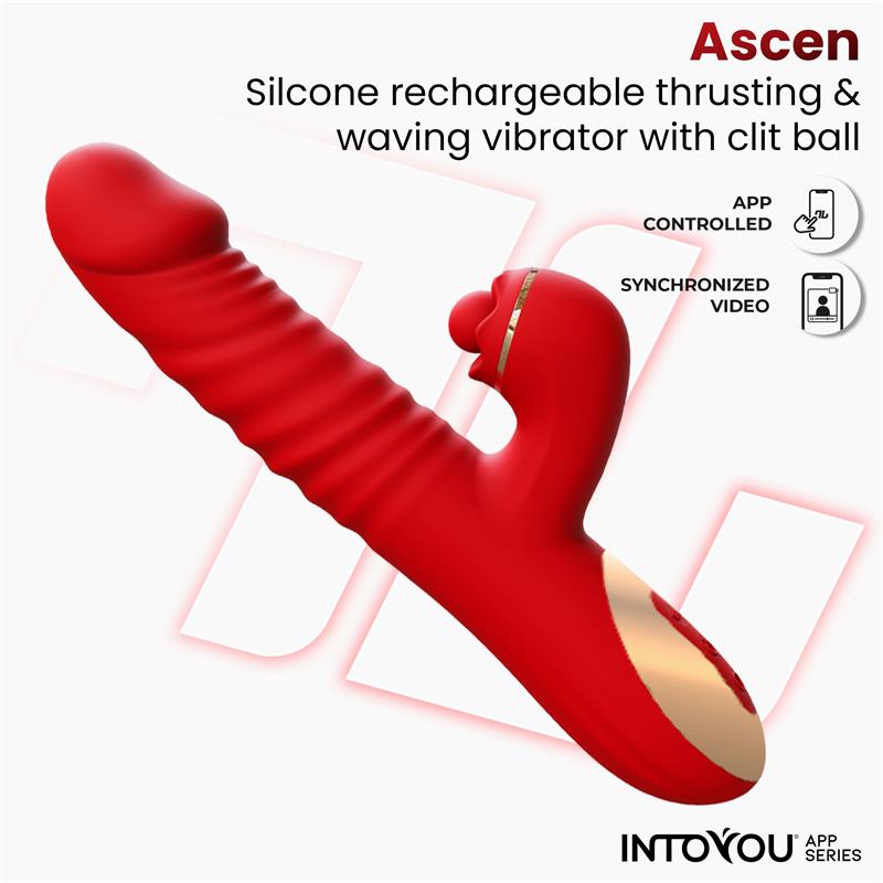 Intoyou Ascen | Vibrador Thrusting + Waving + APP