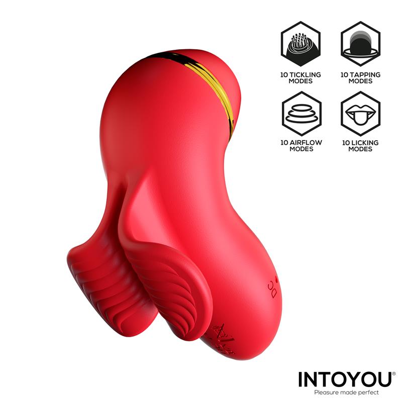 Beeny Estimulador con 4 Cabezales, Succión, Tapping, Tickling y Licking – imagen 5
