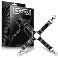 Black Sapphire Hog Tie de cuero vegano