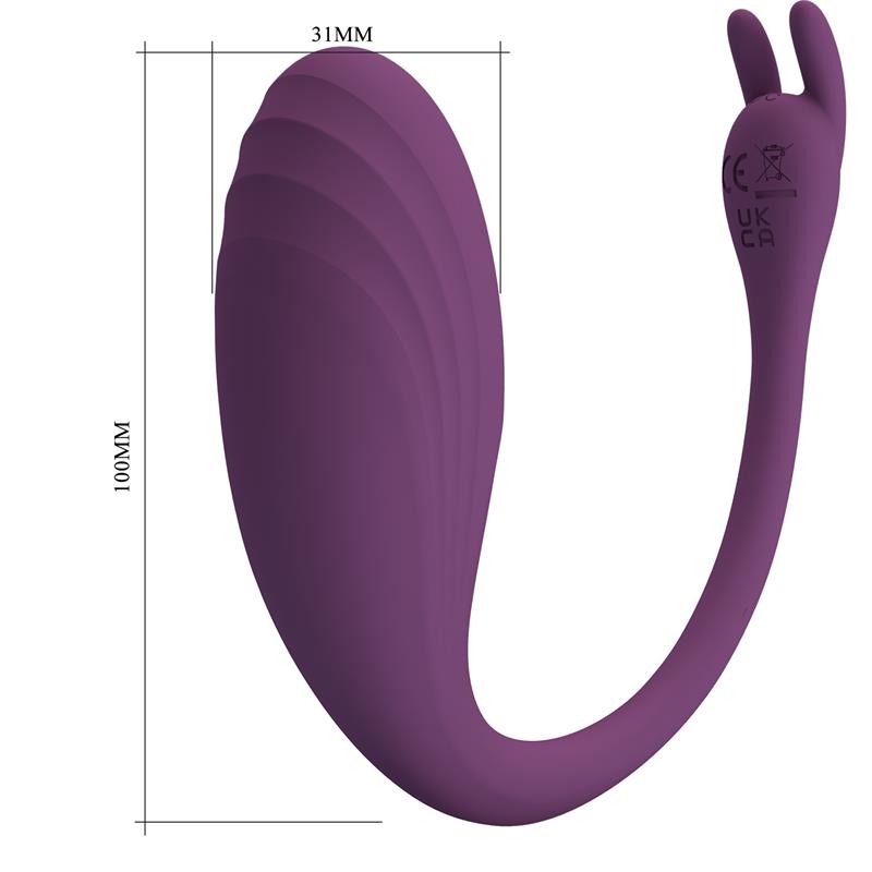 PrettyLove Catalina | Huevo Vibrador con APP Púrpura