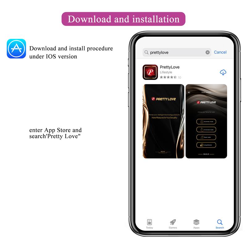 PrettyLove Catalina | Huevo Vibrador con APP Púrpura