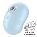 Satisfyer Cutie Ghost | Air Pulse + Vibración Azul