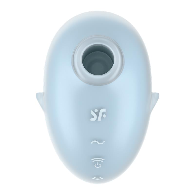 Satisfyer Cutie Ghost | Air Pulse + Vibración Azul