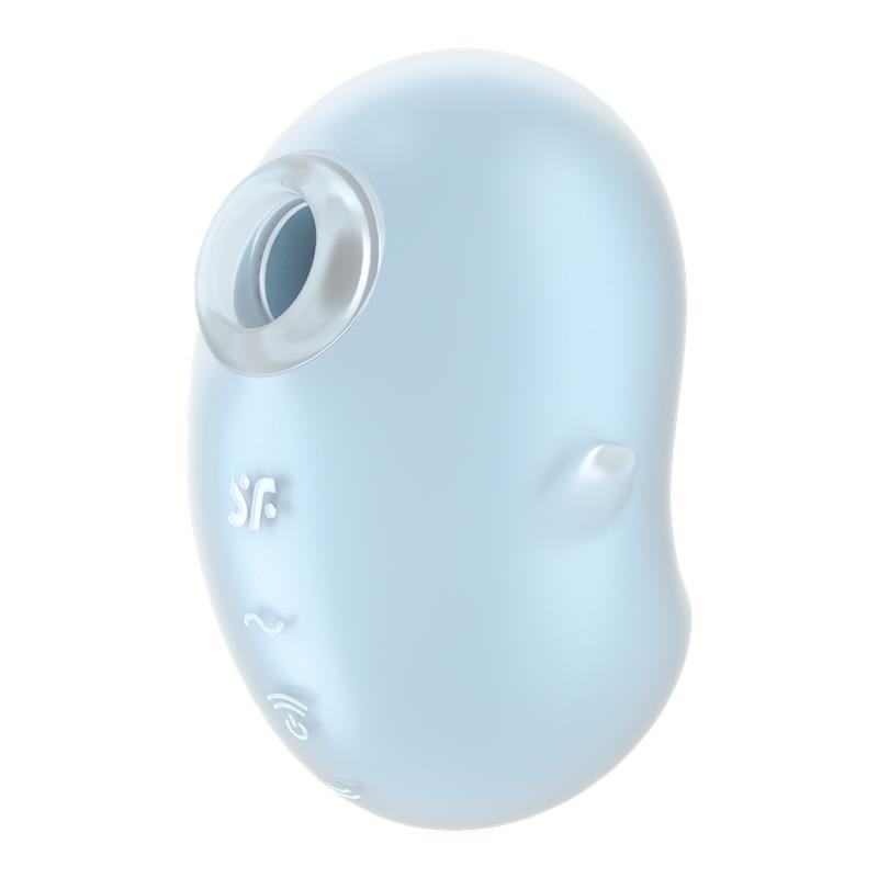 Satisfyer Cutie Ghost | Air Pulse + Vibración Azul