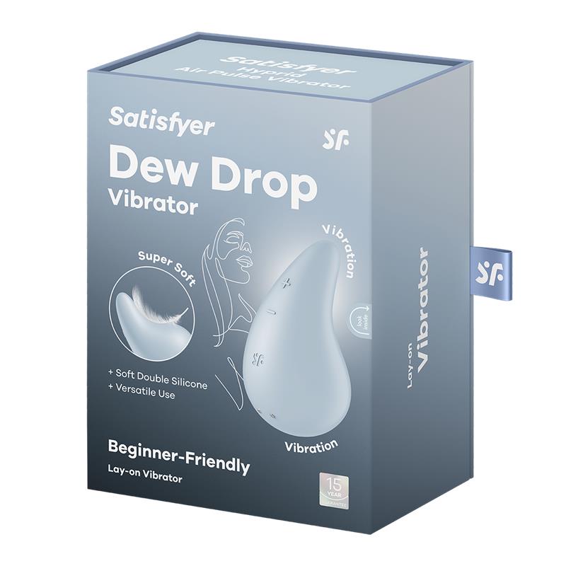 Satisfyer Dew Drop | Vibrador Doble Motor Azul