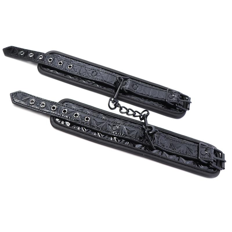Esposas para Muñeca Ajustable Sapphire Cuero Vegano – imagen 4