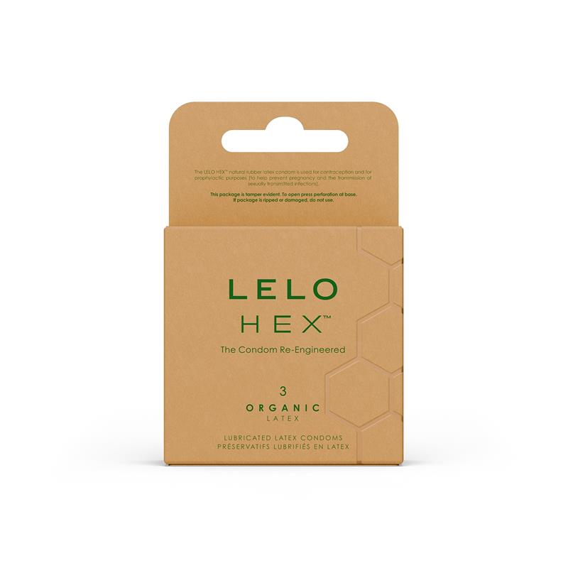 LELO HEX Organic | Preservativos 3 unidades