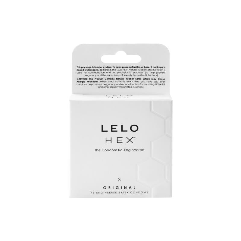 LELO HEX Original – 3 Preservativos – imagen 1