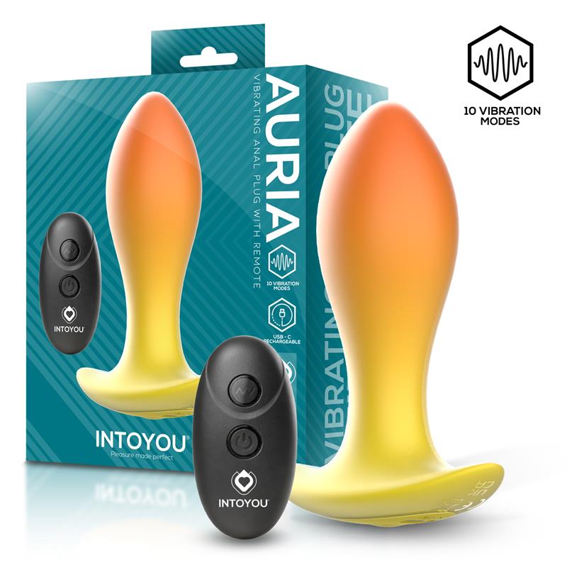 Intoyou Auria plug anal con vibración y control remoto
