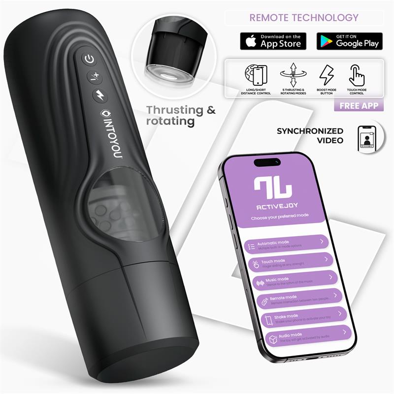 Intoyou Egor masturbador masculino con rotación, thrusting y APP