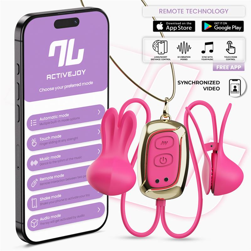 IntoYou Tickly pinzas con vibración y control mediante app
