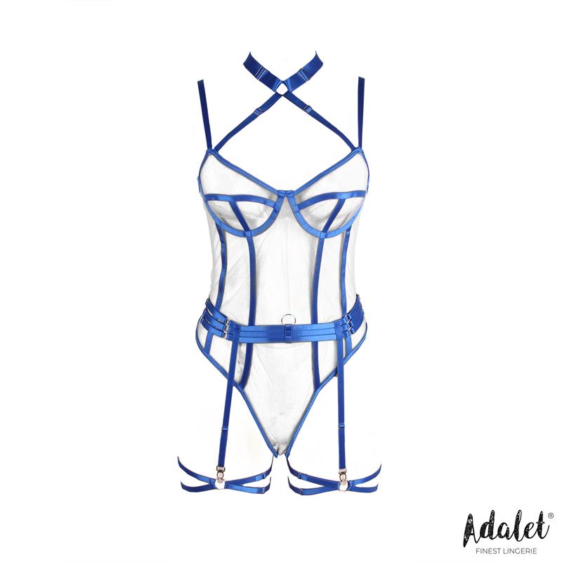 Killye Teddy de Malla con Tiras con Ligas Azul – imagen 3