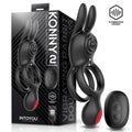 Intoyou · Konny Anillo Vibrador Doble con Conejito y Control Remoto