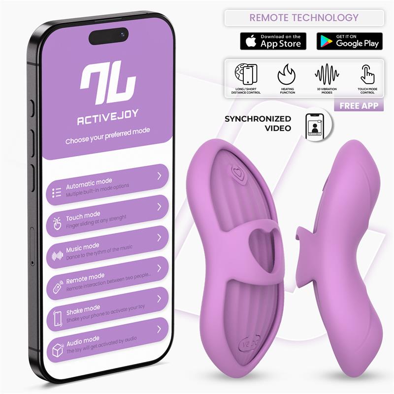 Intoyou · Laia Estimulador de Dedo con Calor y Funda con APP Lavanda