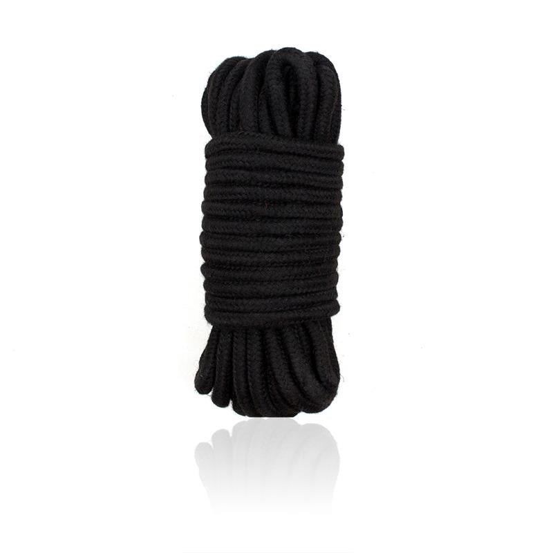 Latetobed cuerda bondage de algodón 10 metros negra