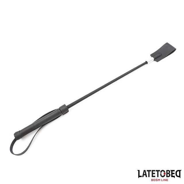 LateToBed BDSM fusta clásica negra 45 cm