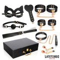 Latetobed kit bondage 8 piezas con maletín