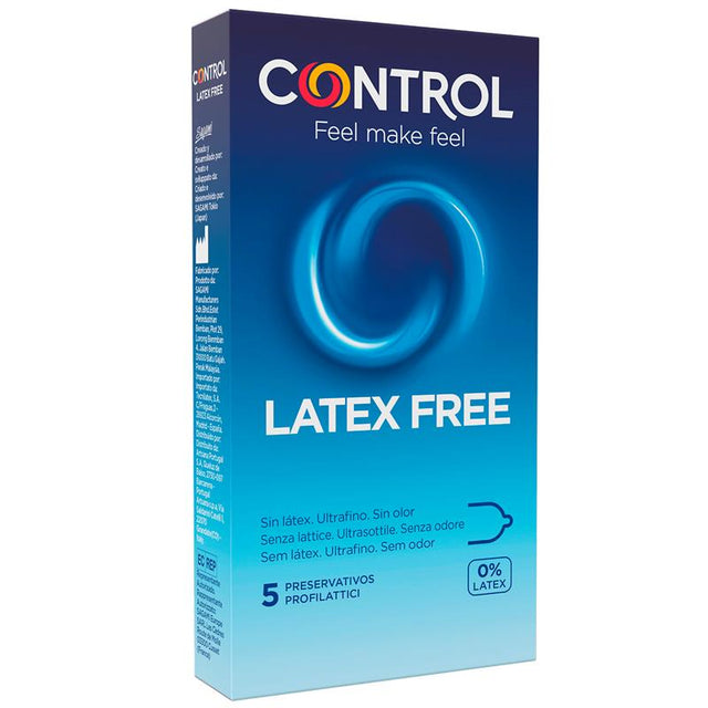 Control Latex Free | 5 Preservativos Sin Látex