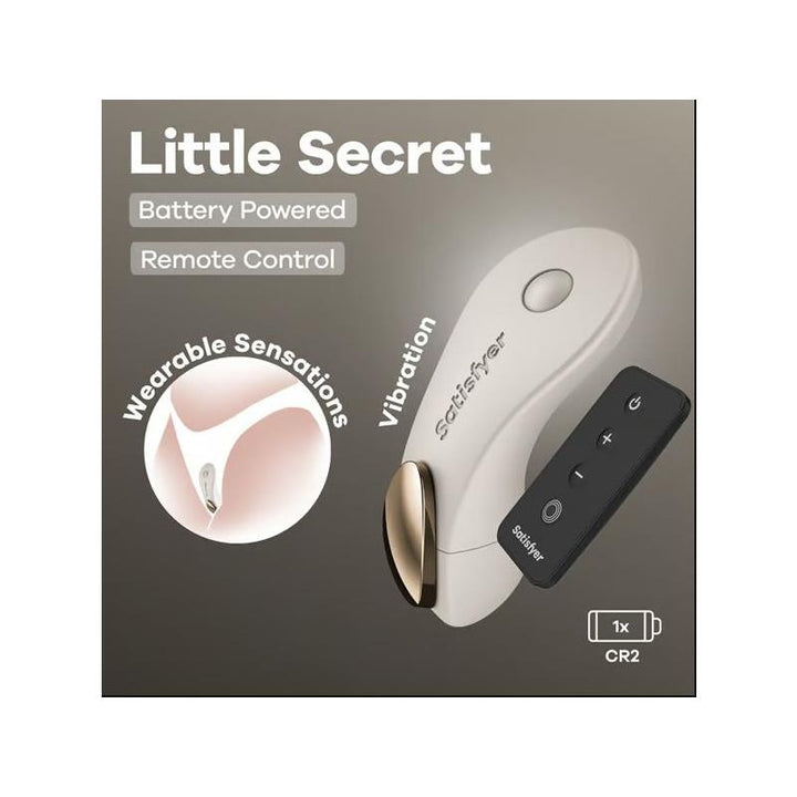 Satisfyer Little Secret vibrador de braguita warm grey