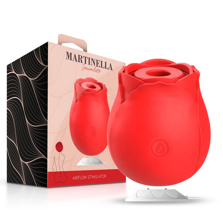 Martinella Rosa estimuladora con succión