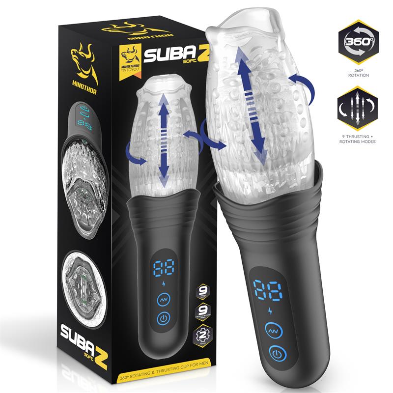 Minothor Subaz masturbador masculino con rotación y movimiento