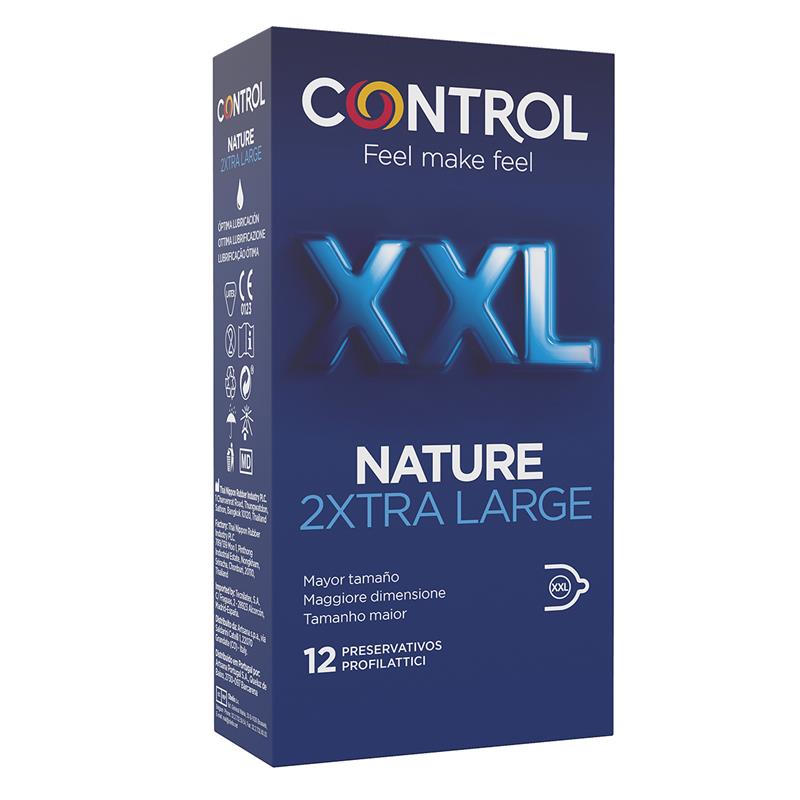 Control Nature XXL | 12 Preservativos 60 mm