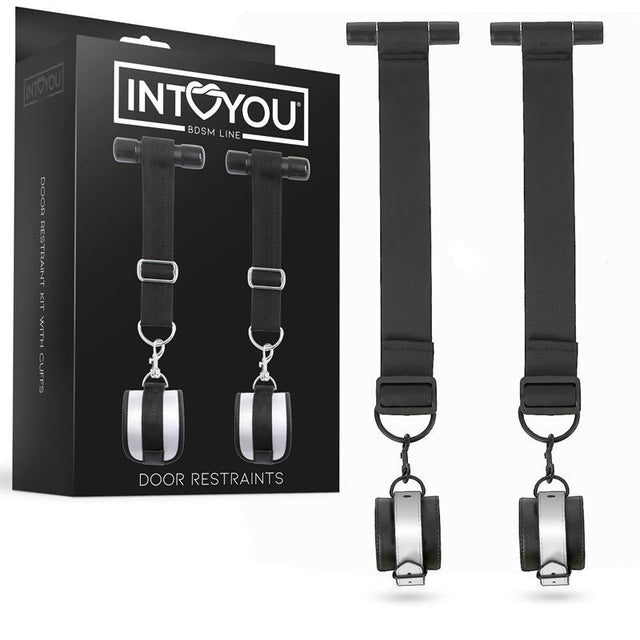Restricciones BDSM para puerta con esposas