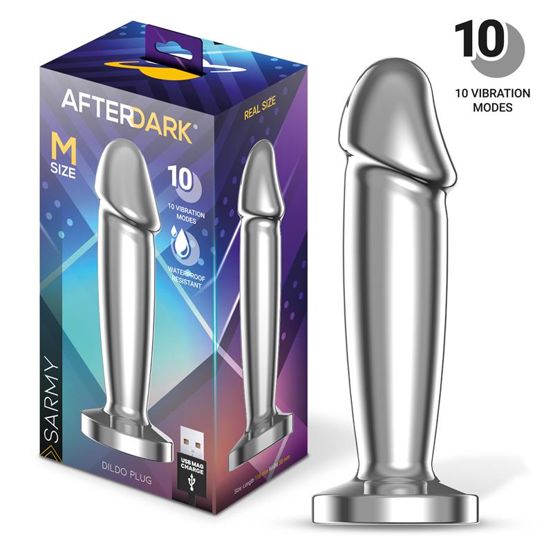 AfterDark Sarmy M | Plug Anal Vibrador USB Magnético