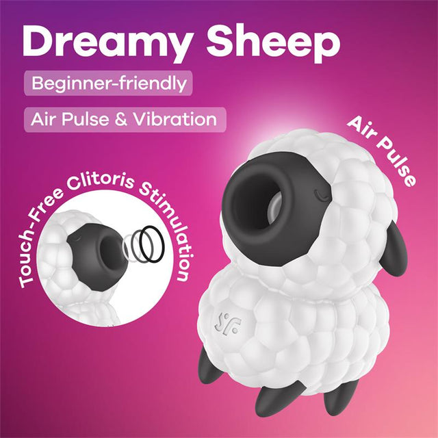 Satisfyer Dreamy Sheep Air Pulse con vibración