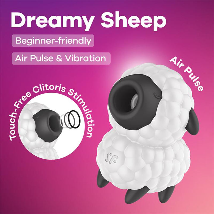 Satisfyer Dreamy Sheep Air Pulse con vibración