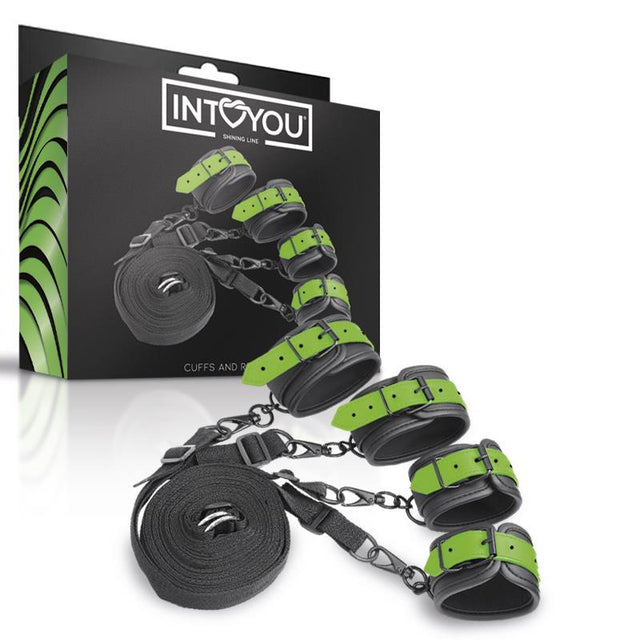 IntoYou Shining | Ataduras de Cama con Esposas