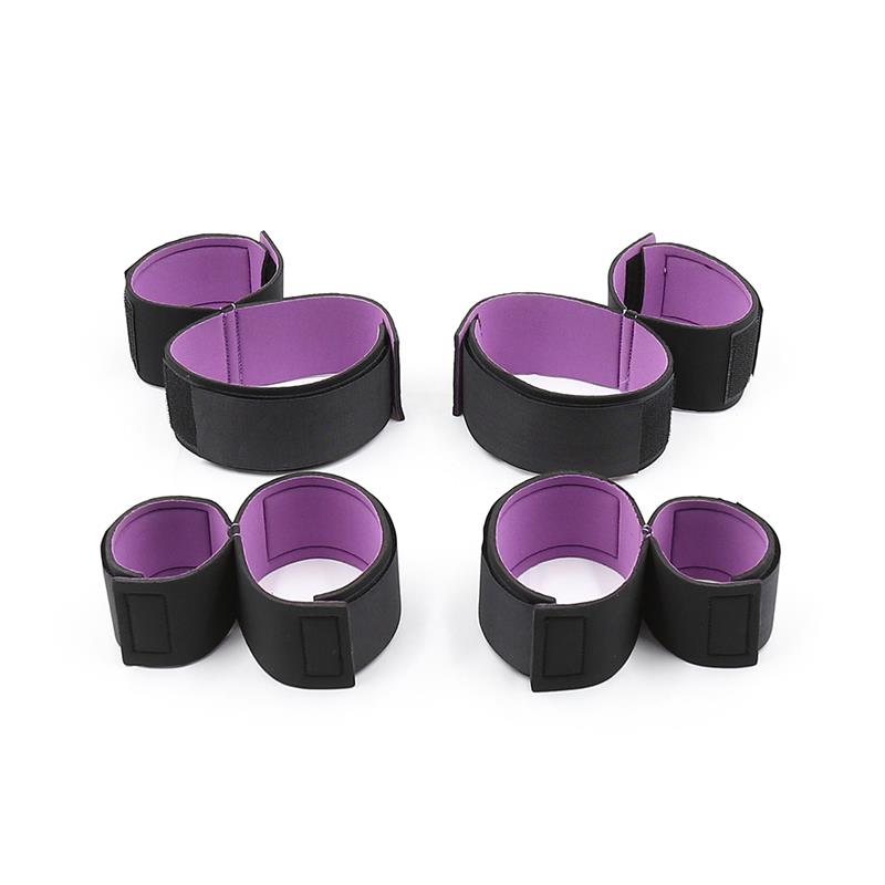 Set BDSM restricciones muñecas y tobillos