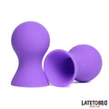 LateToBed · Succionador Pezones Silicona Púrpura