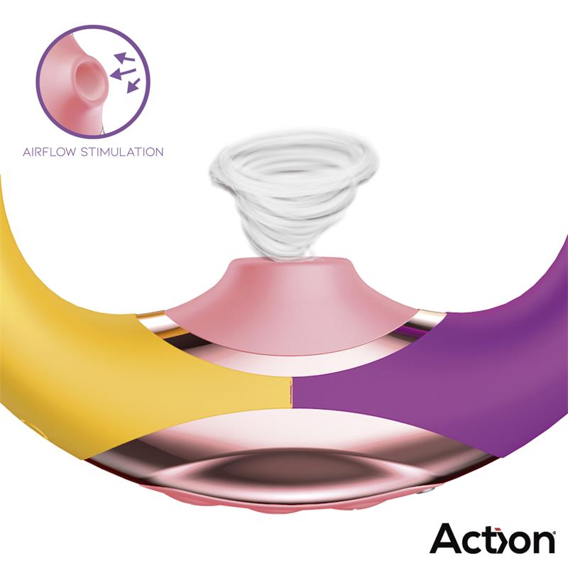Two Lovers 3 in 1 Vibrador con Finger y Succión – imagen 5