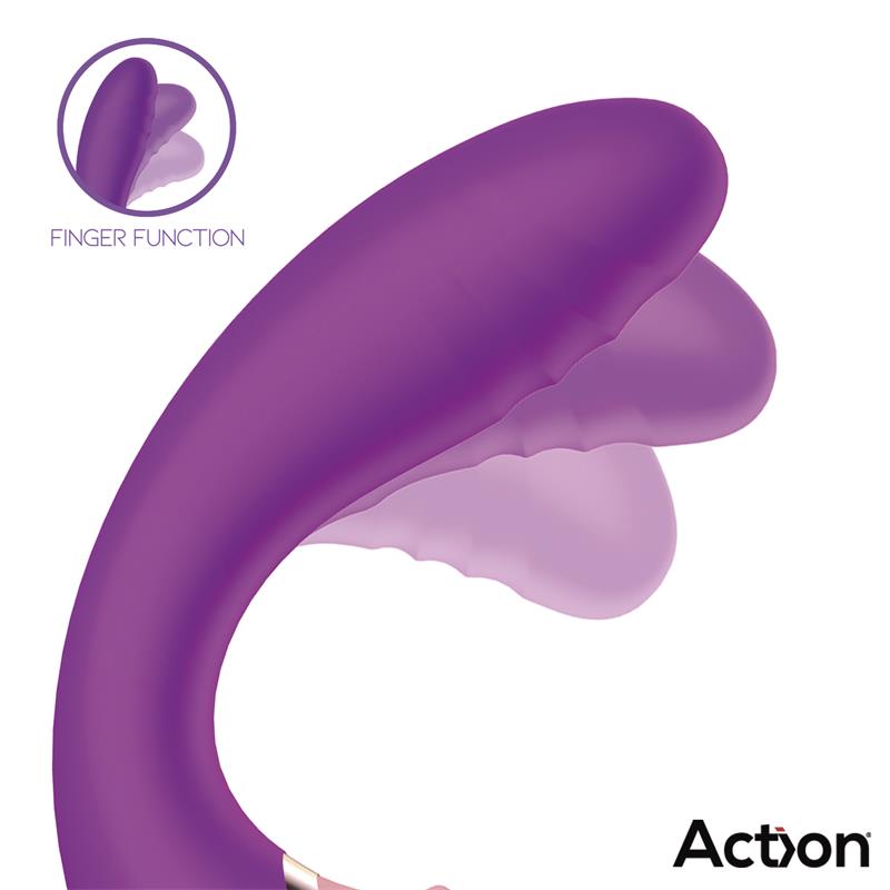 Two Lovers 3 in 1 Vibrador con Finger y Succión – imagen 3