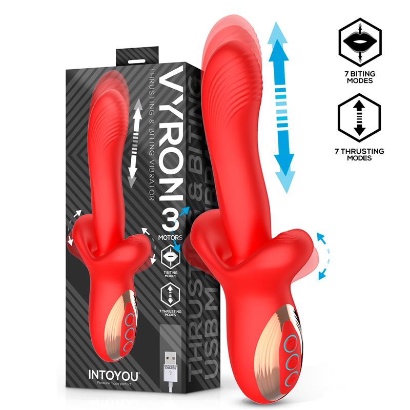 Intoyou · Vyron Vibrador con Thrusting y Biting (Mordisqueo)