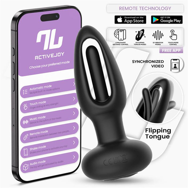 Intoyou · Zack Plug Anal con Flipping Tongue y Vibración con App